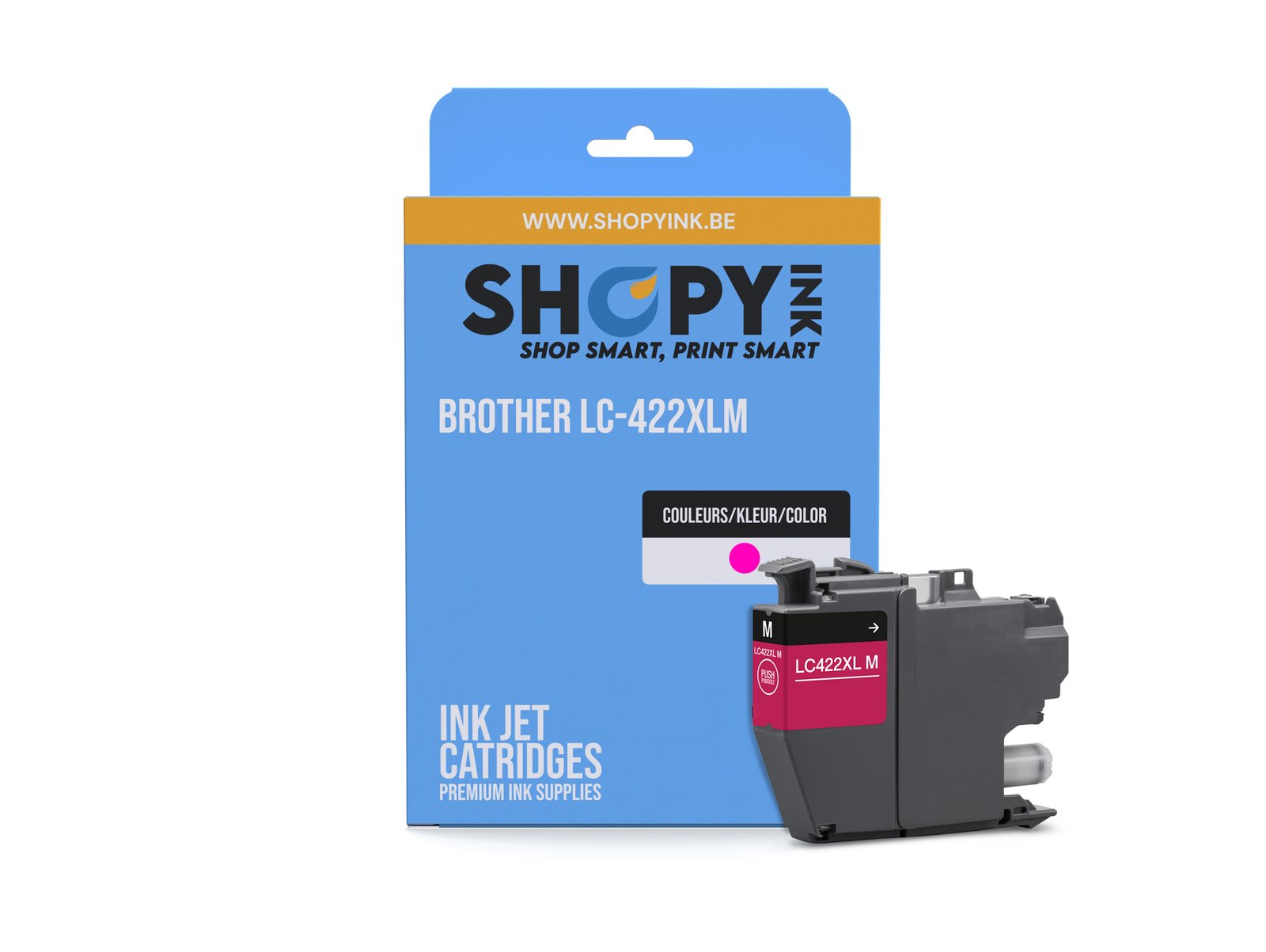 Cartouches compatible Brother LC-422XLM Magenta High Capacity