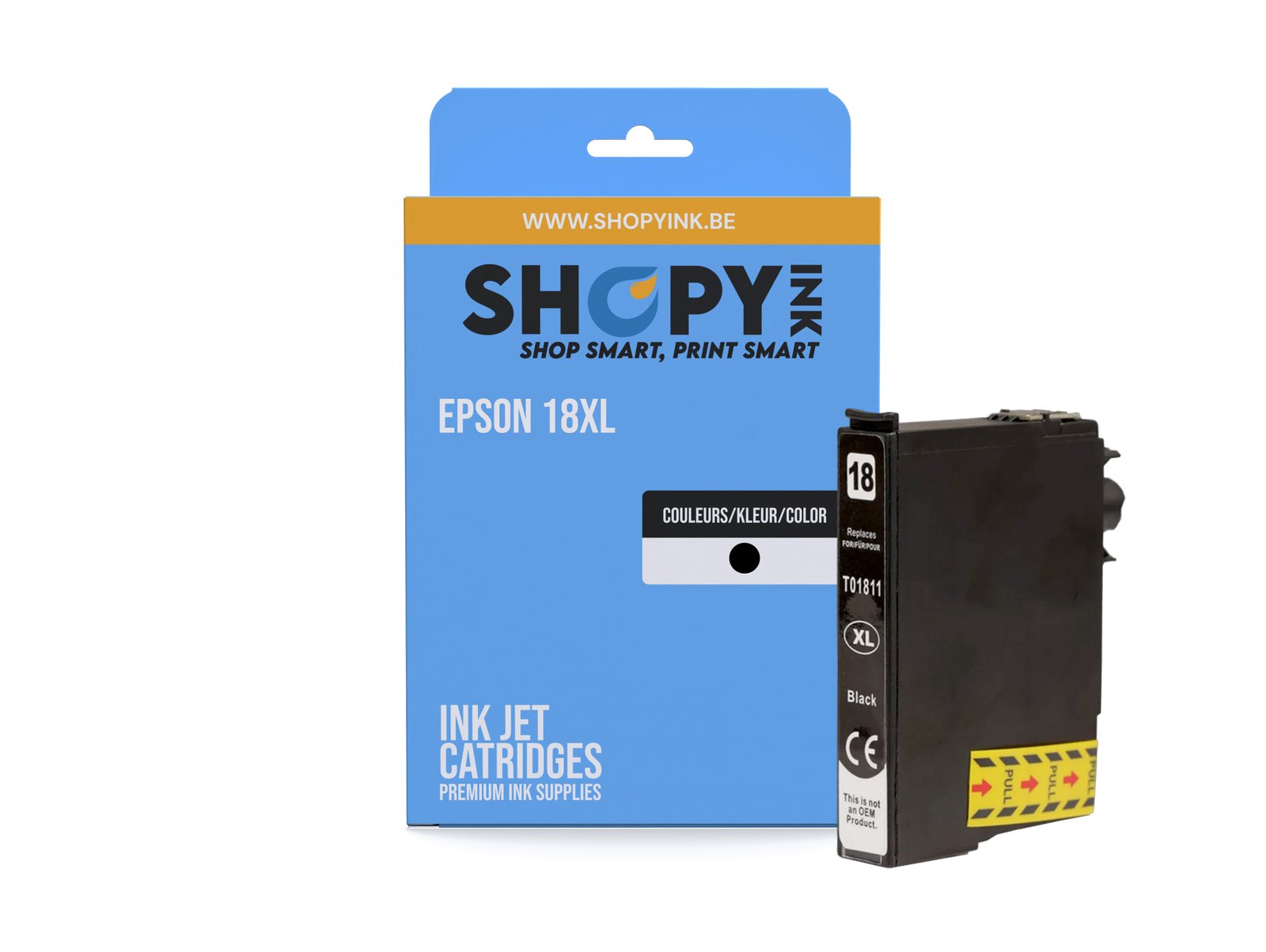 Cartouches compatible Epson 18XL (C13T18114012) Black High Capacity