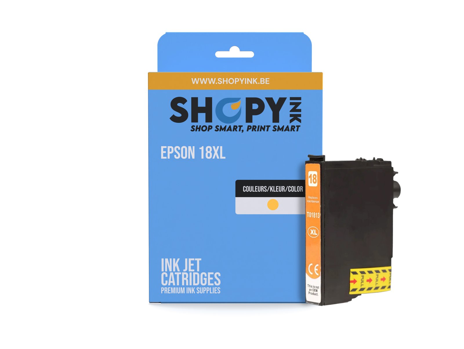 Cartouches compatible Epson 18XL (C13T18144012) Yellow High Capacity