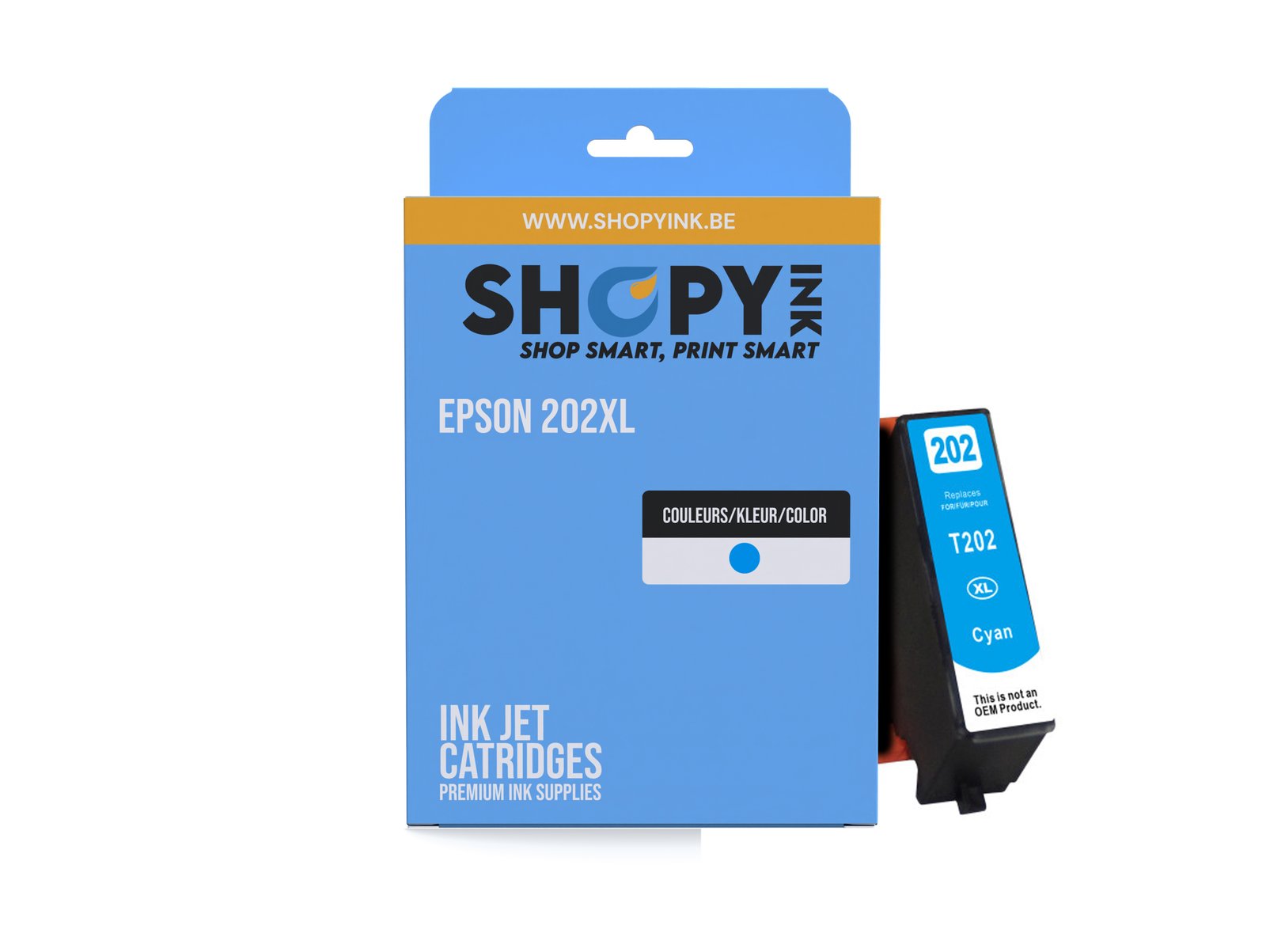 Cartouches compatible Epson 202XL (C13T02H24010) Cyan High Capacity