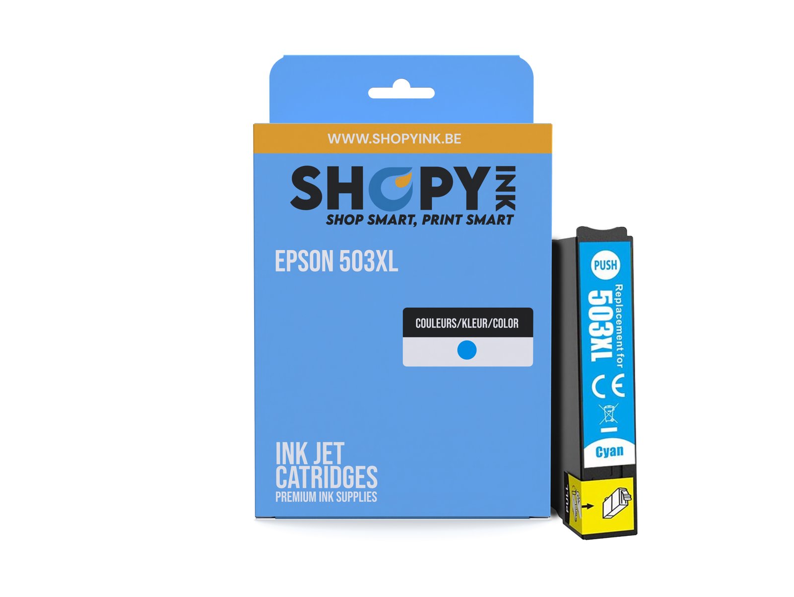 Cartouches compatible Epson 503XL (C13T09R24010) Cyan High Capacity