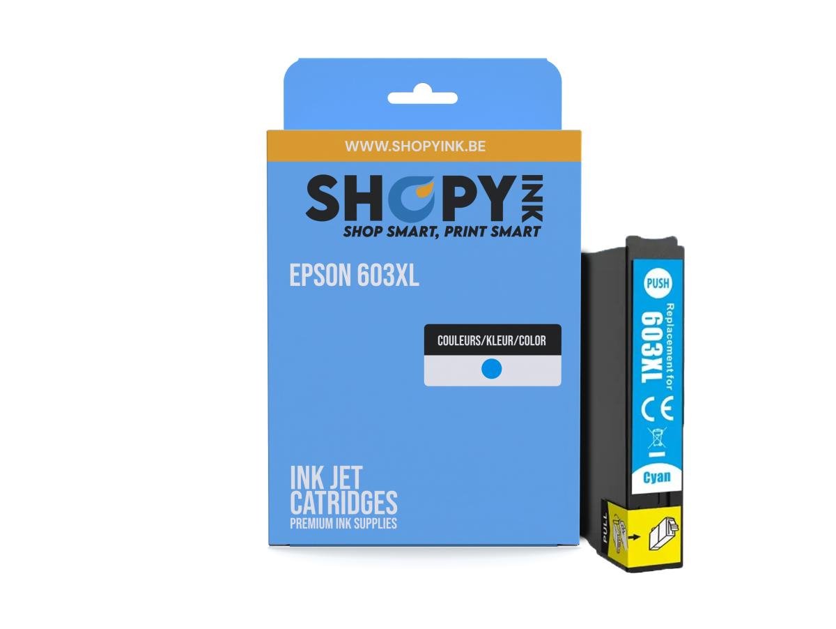 Cartouches compatible Epson 603XL (C13T03A24010) Cyan High Capacity