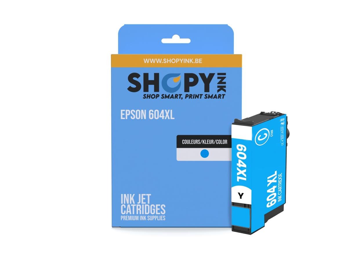 Cartouches compatible Epson 604XL (C13T10H24010) Cyan High Capacity