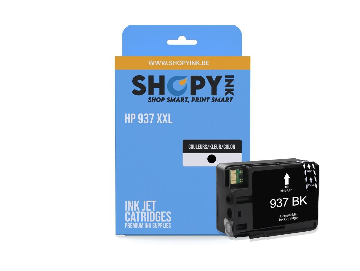 Cartouches compatible HP 937 (4S6W5NE) Black Extra High Capacity