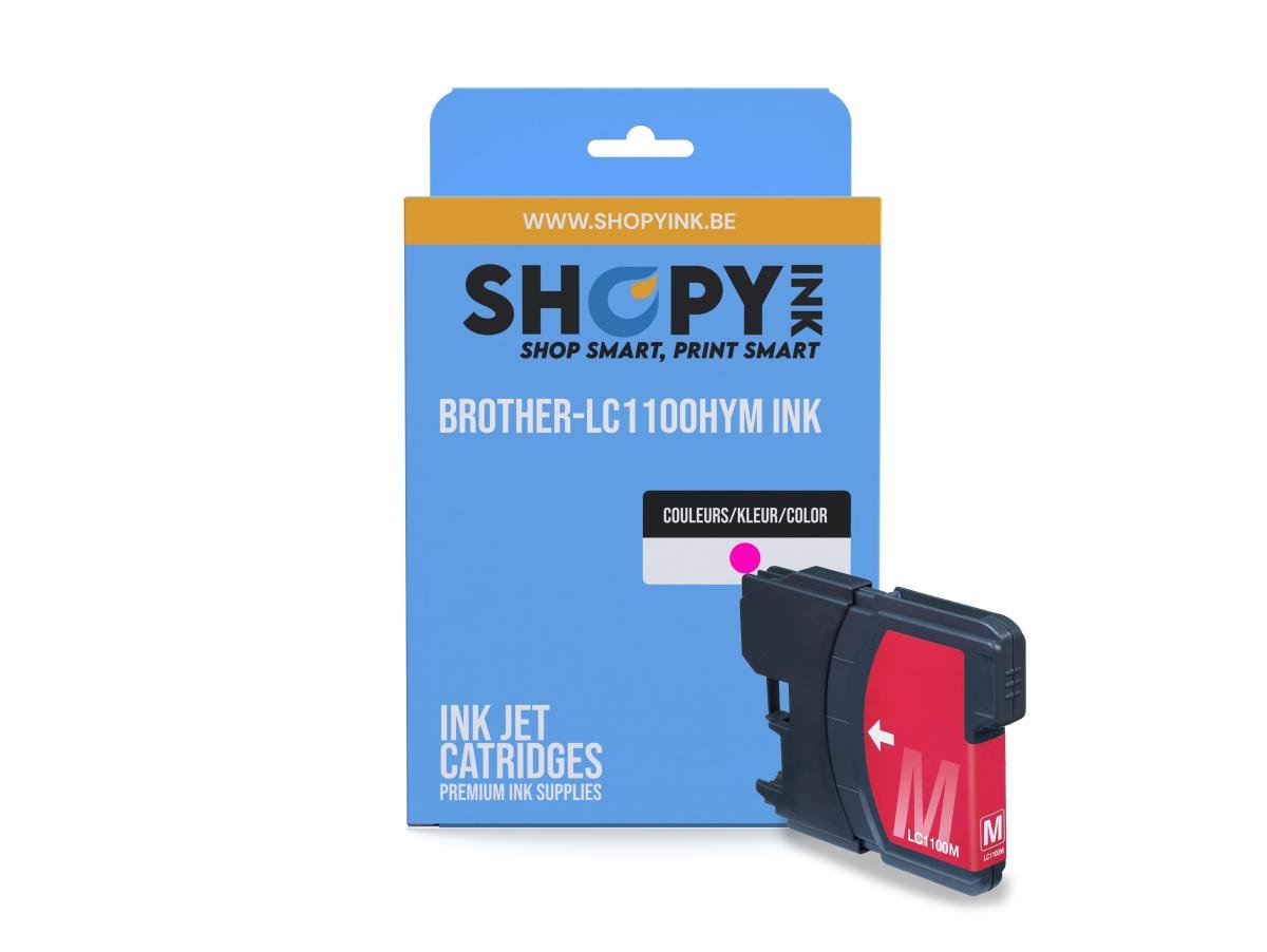 Cartouches compatible Brother-LC1100HYM ink magenta -LC1100HYM