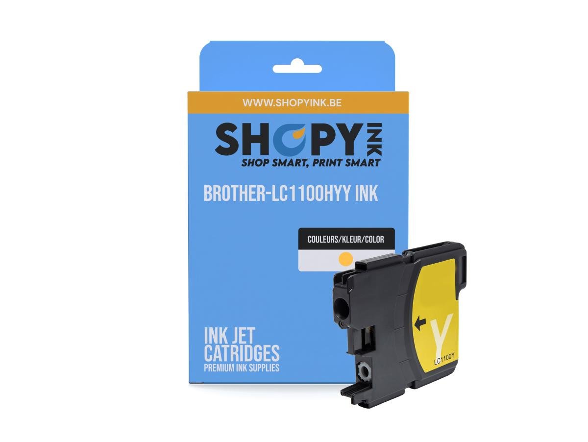 Cartouches compatible Brother-LC1100HYY ink yellow -LC1100HYY