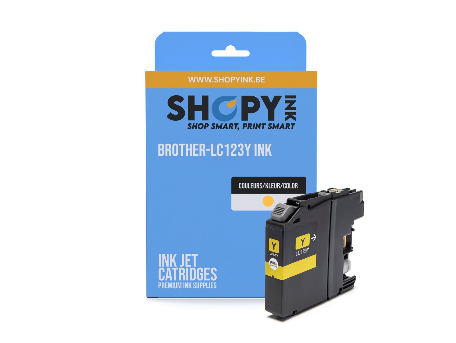 Cartouches compatible Brother-LC123Y ink yellow -LC123Y
