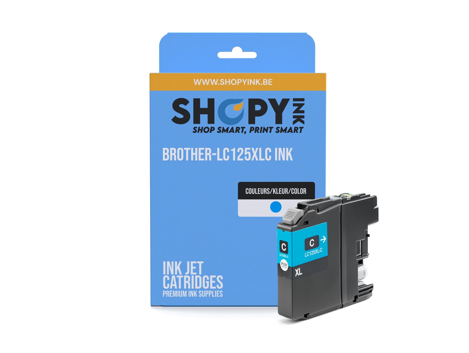Cartouches compatible Brother-LC125XLC ink cyan -LC125XLC