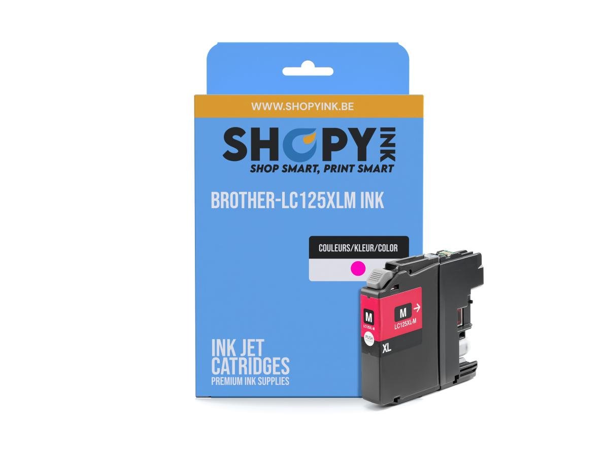 Cartouches compatible Brother-LC125XLM ink magenta -LC125XLM