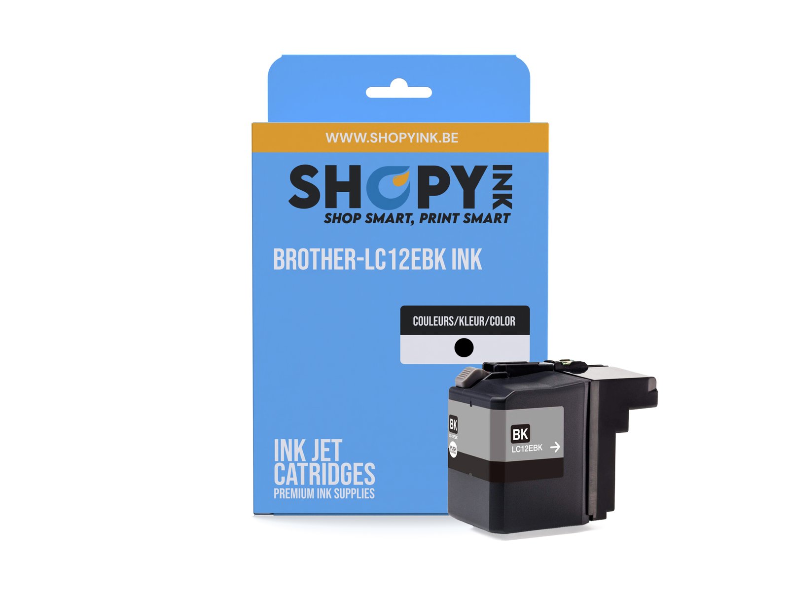 Cartouches compatible Brother-LC12EBK ink black - LC12EBK