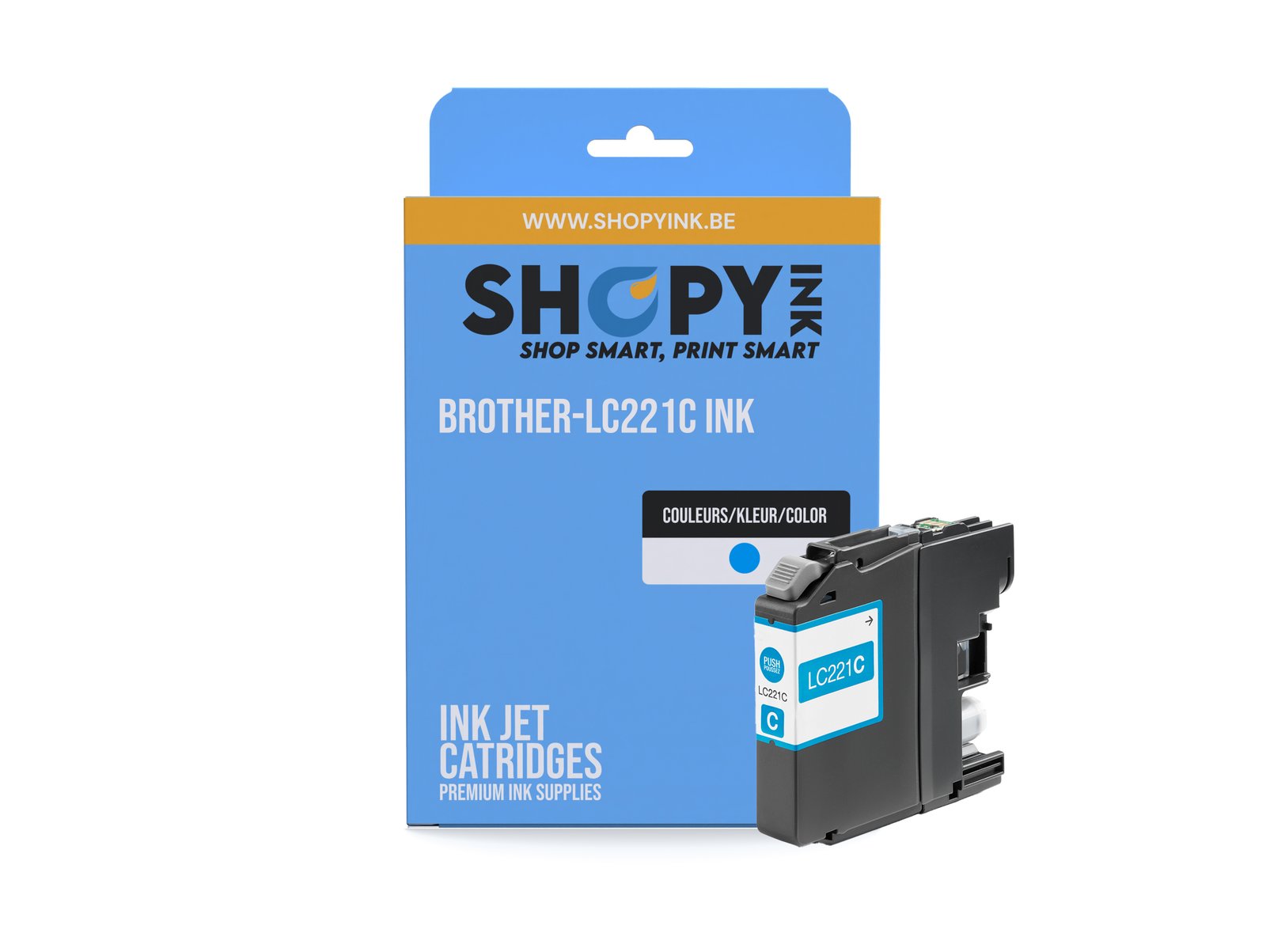 Cartouches compatible Brother-LC221C ink cyan - LC221C