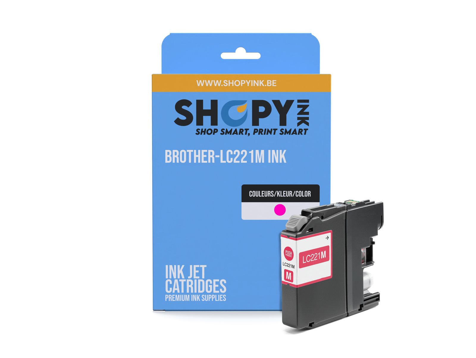 Cartouches compatible Brother-LC221M ink magenta -LC221M