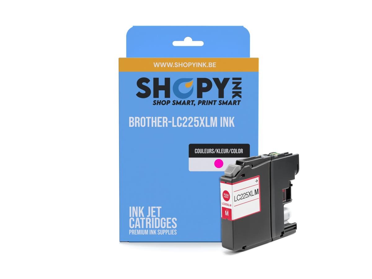 Cartouches compatible Brother-LC225XLM ink magenta - LC225XLM