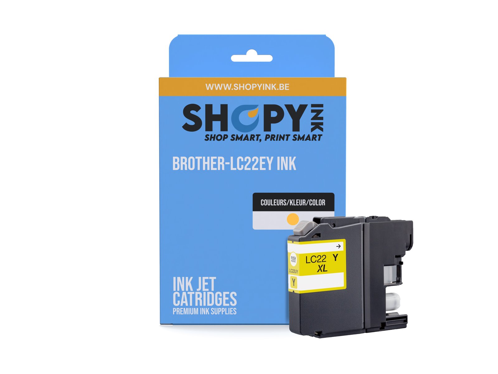 Cartouches compatible Brother-LC22EY ink yellow -LC22EY