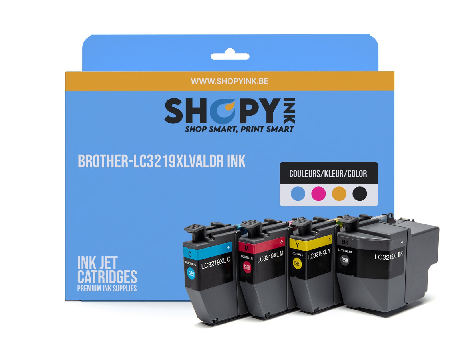 Cartouches compatible Brother-LC3219XLVALDR ink (4) cmyk -LC3219XLVALDR