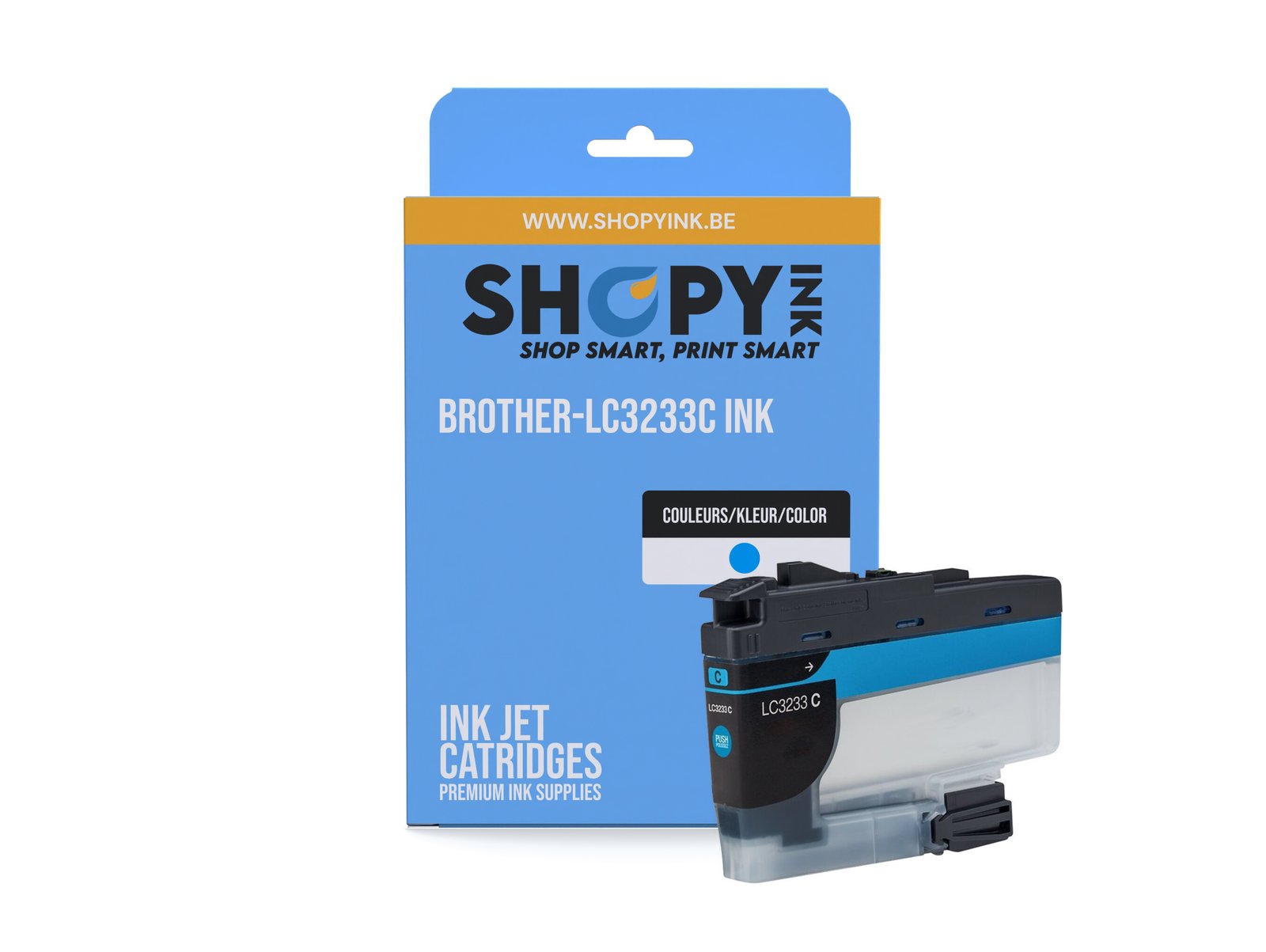 Cartouches compatible Brother-LC3233C ink cyan - LC3233C