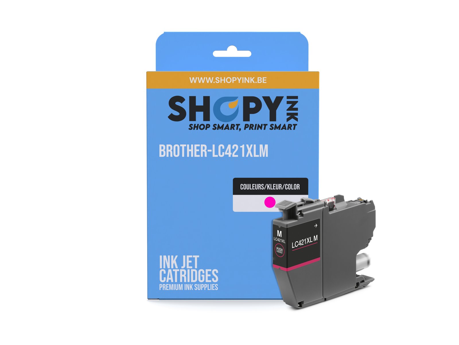 Cartouches compatible Brother-LC421XLMJ/MFCJ ink magenta -LC421XLM