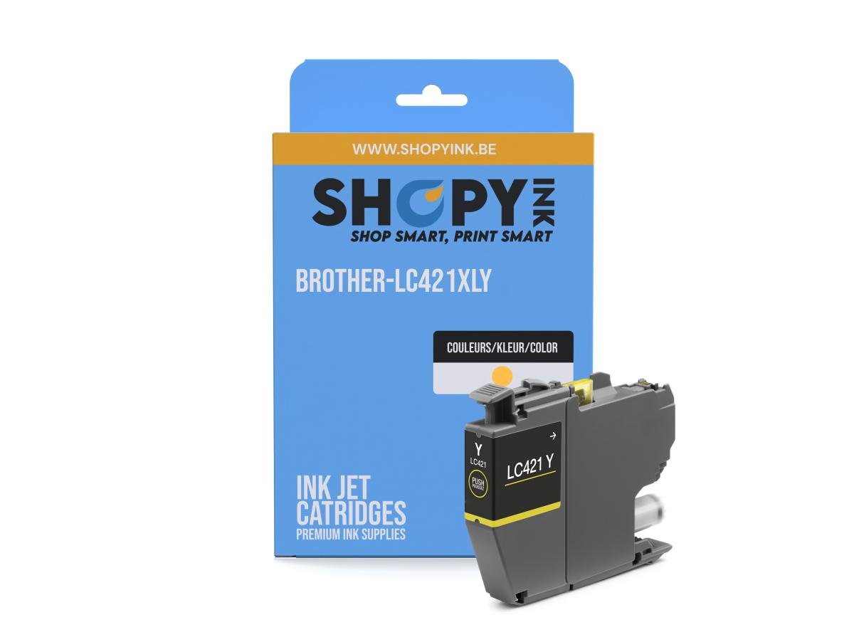 Cartouches compatible Brother-LC421XLYJ/MFCJ ink yellow -LC421XLY