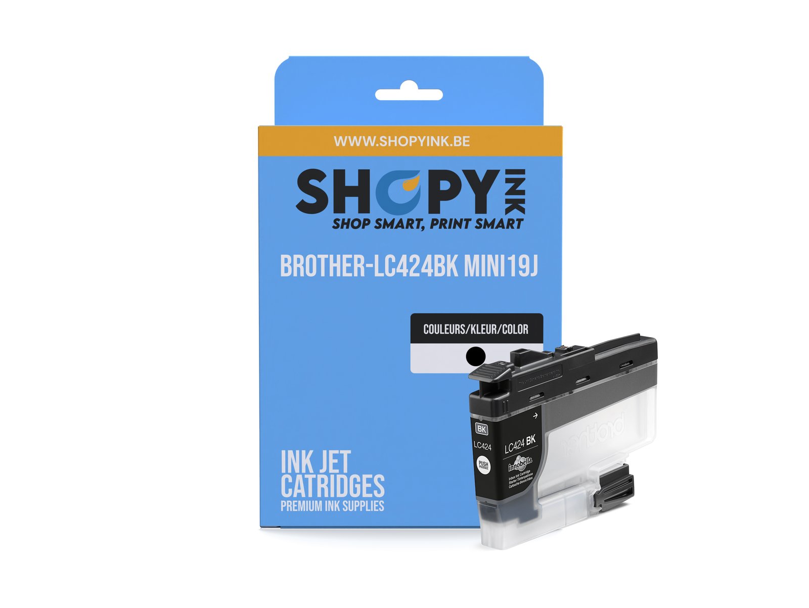 Cartouches compatible Brother-LC424BK Mini19J ink black -LC424BK