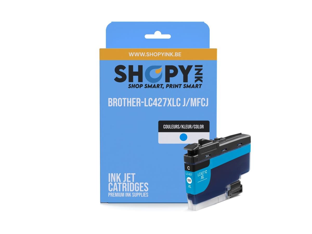Cartouches compatible Brother-LC427XLC J/MFCJ ink cyan -LC427XLC