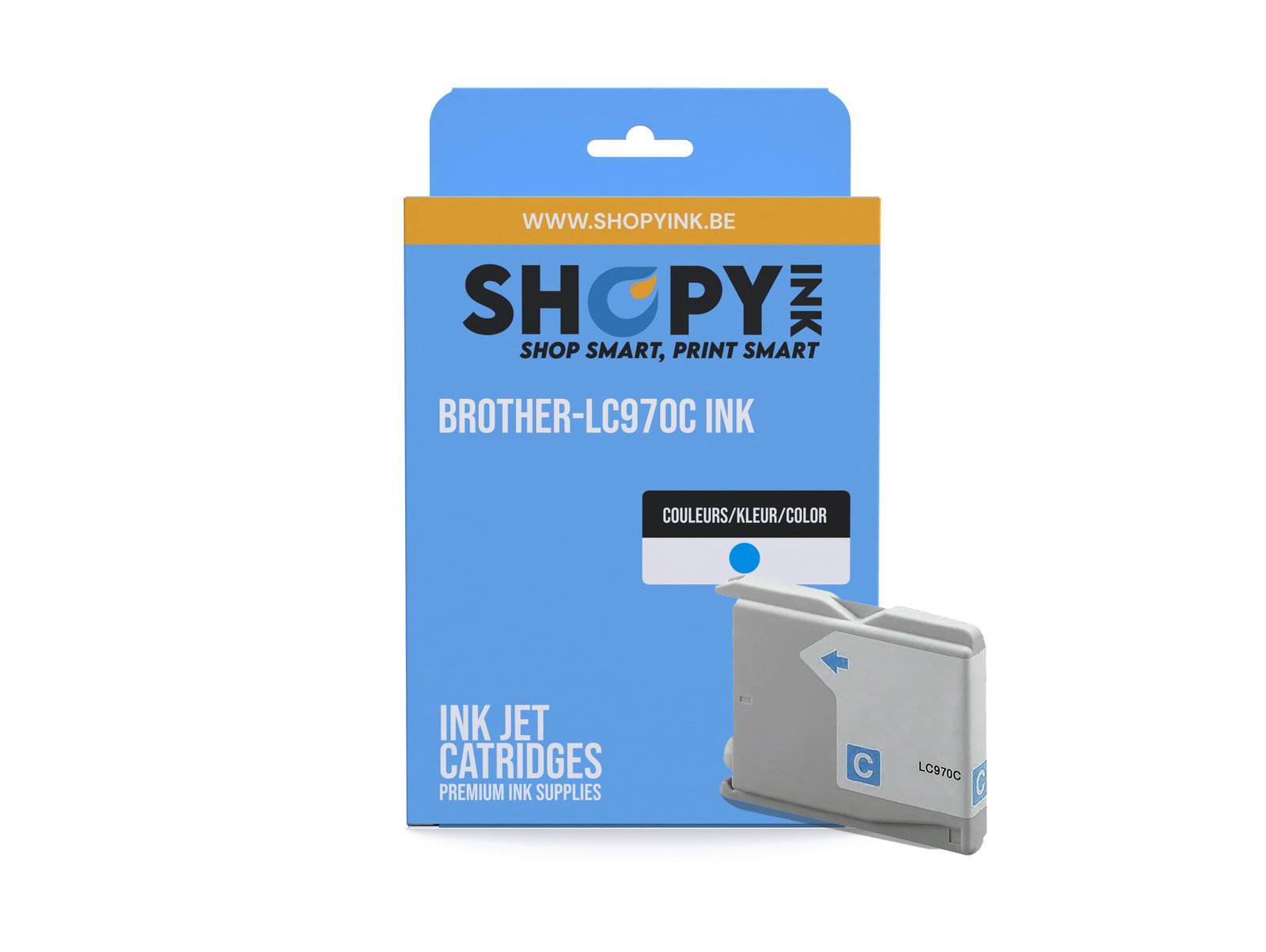 Cartouches compatible Brother-LC970C ink cyan -LC970C