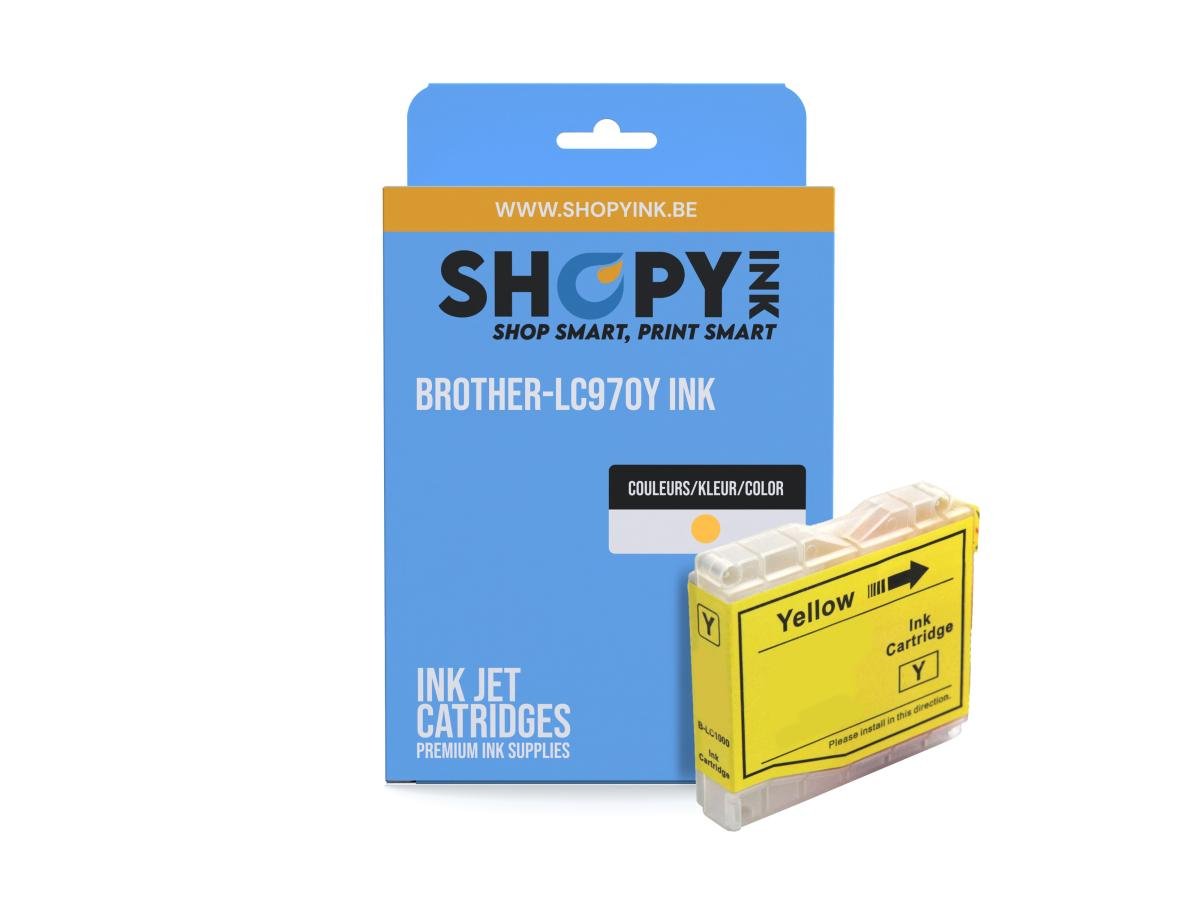Cartouches compatible Brother-LC970Y ink yellow -LC970Y