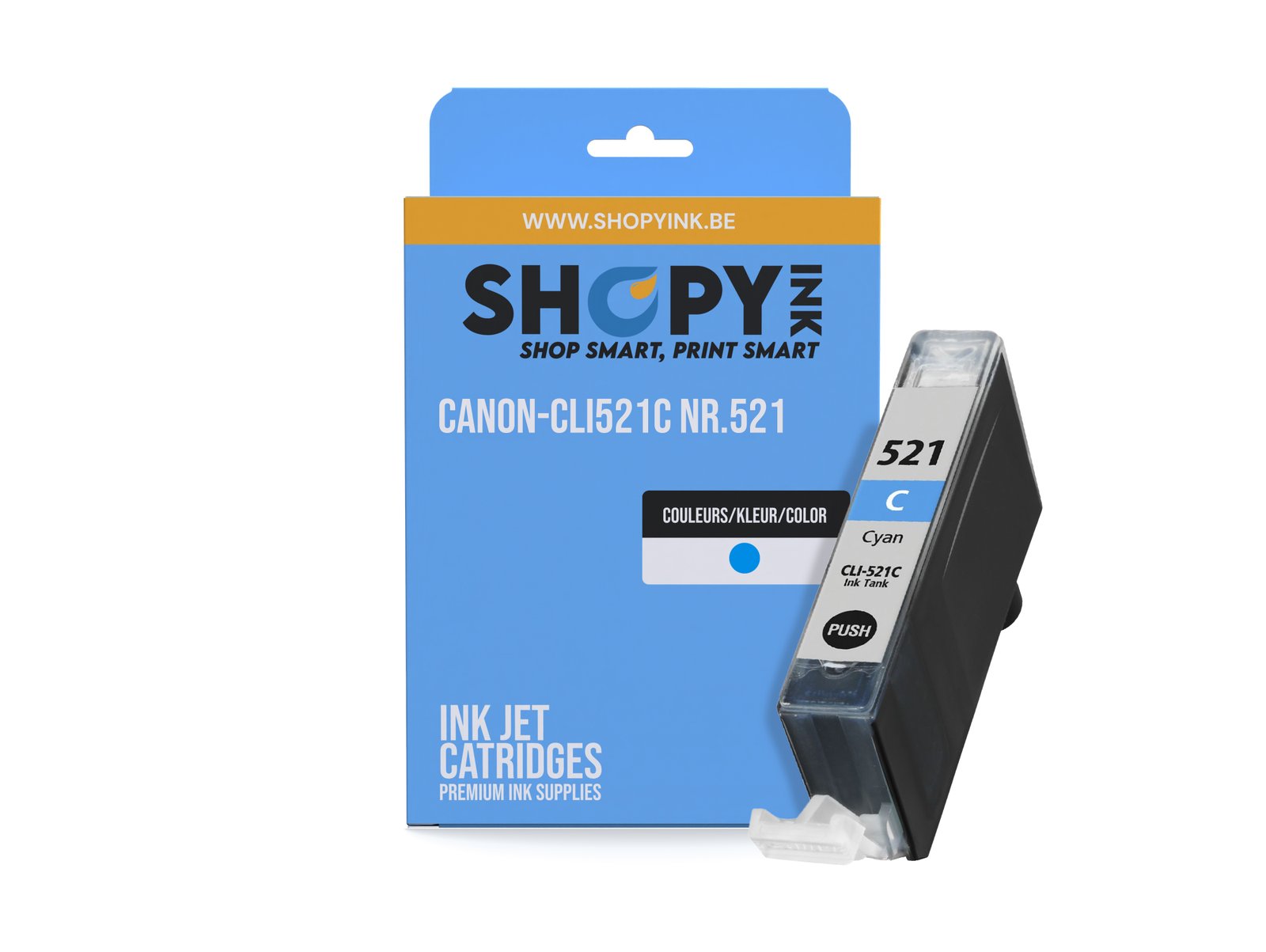 Cartouches compatible Canon-CLI521C Nr.521 Pixma MP