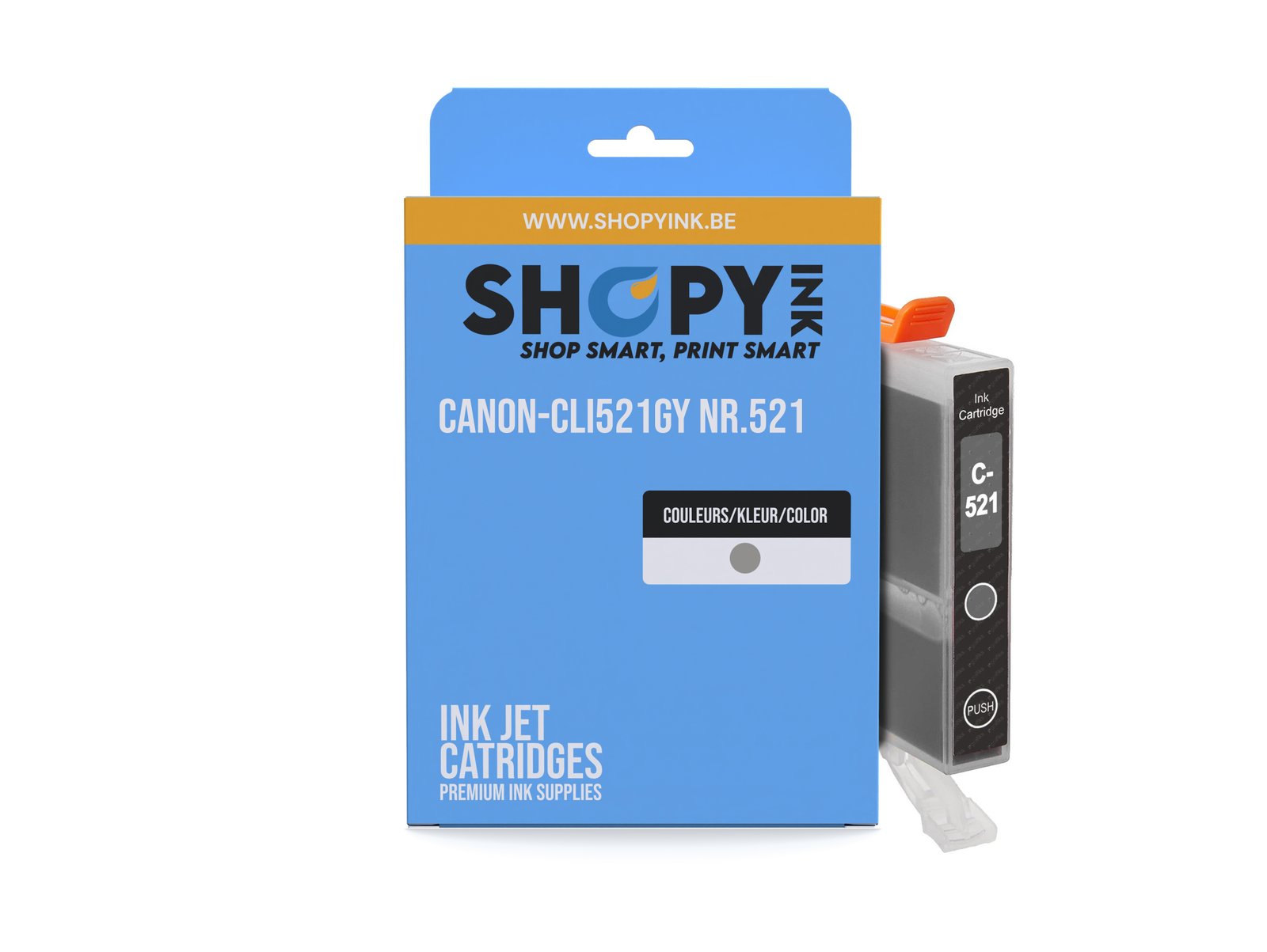 Cartouches compatible Canon-CLI521GY Nr.521 Pixma MP