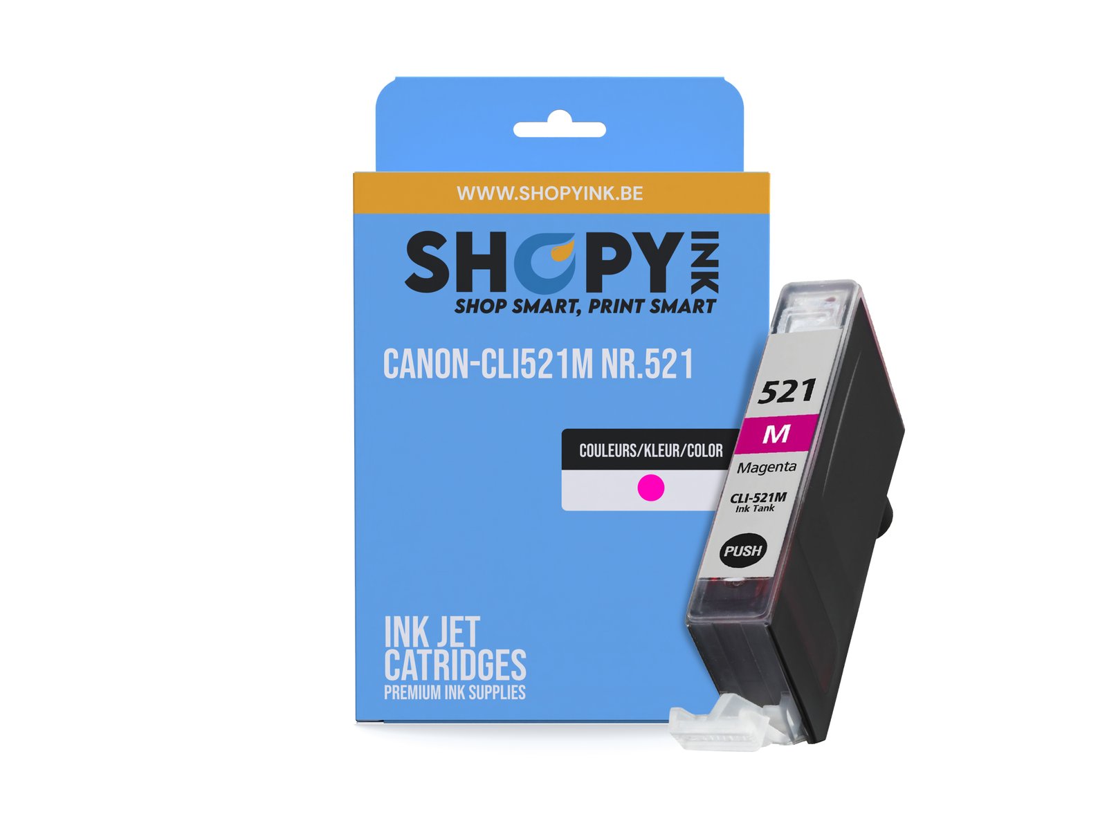 Cartouches compatible Canon-CLI521M Nr.521 Pixma MP