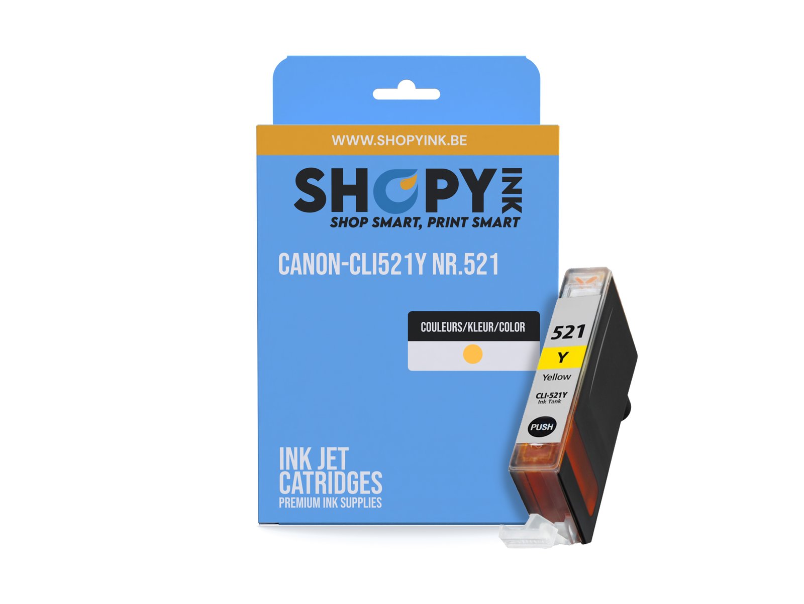 Cartouches compatible Canon-CLI521Y Nr.521 Pixma MP