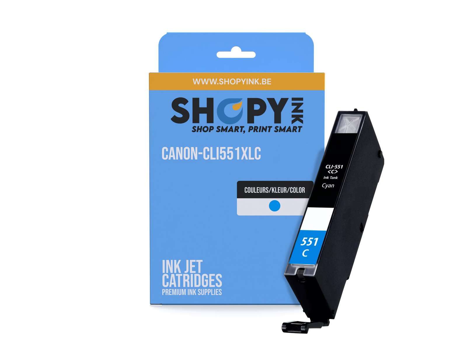 Cartouches compatible Canon-CLI551XLC Nr.551XL Pixma