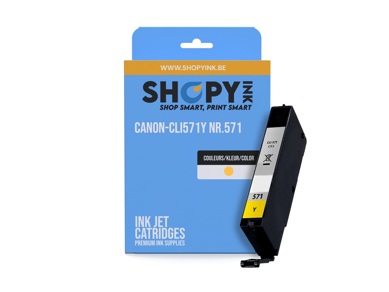 Cartouches compatible Canon-CLI571Y Nr.571 Pixma MG