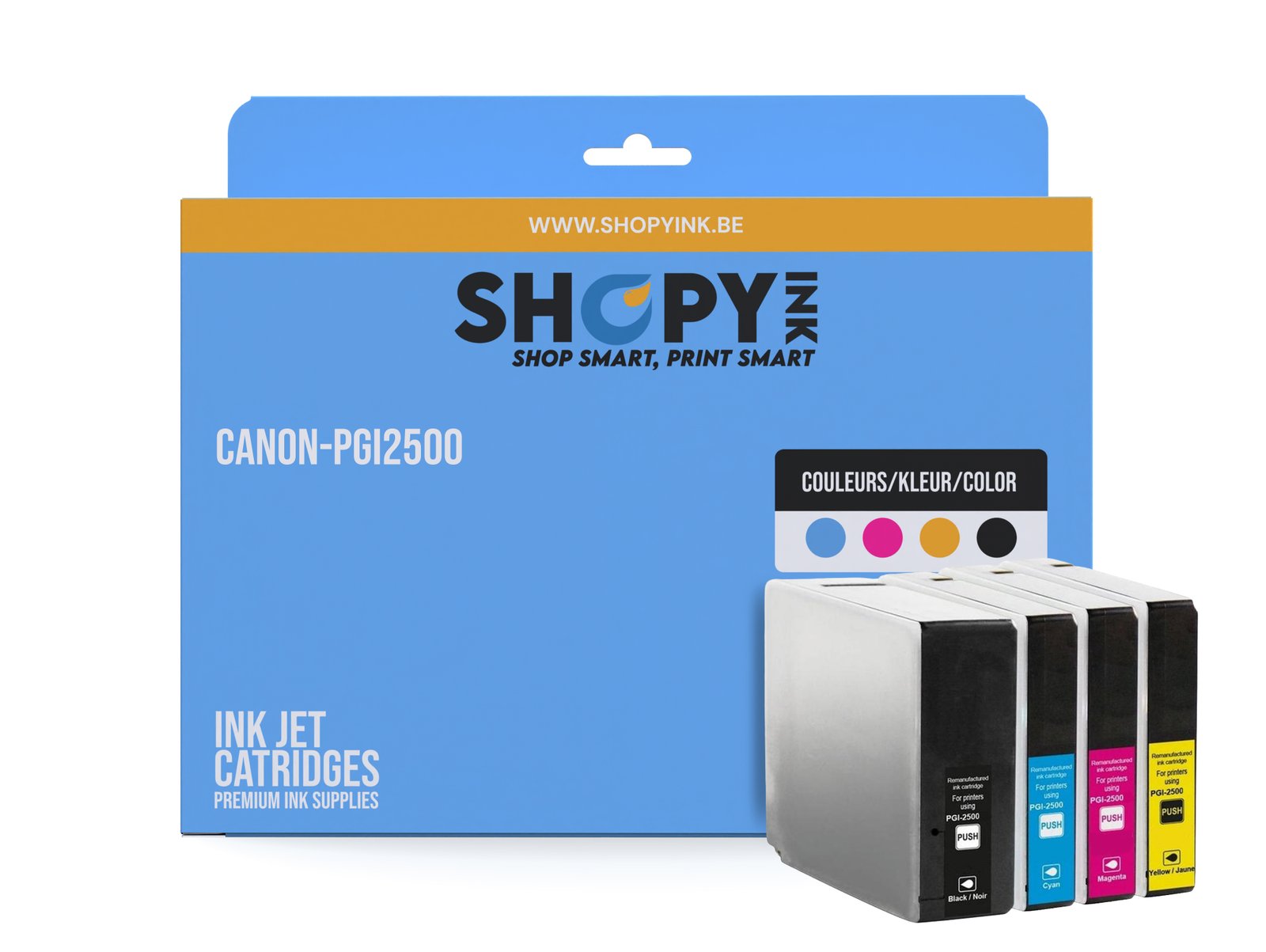 Cartouches compatible Canon-PGI2500 Maxify ink (4)