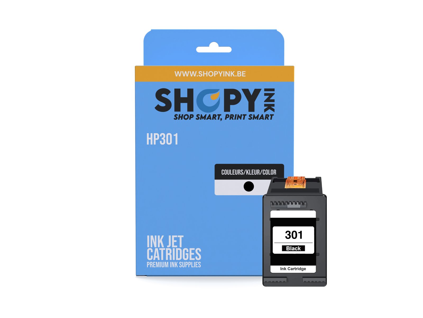Cartouches compatible - HP301 black - SHY07301 - CH561EE