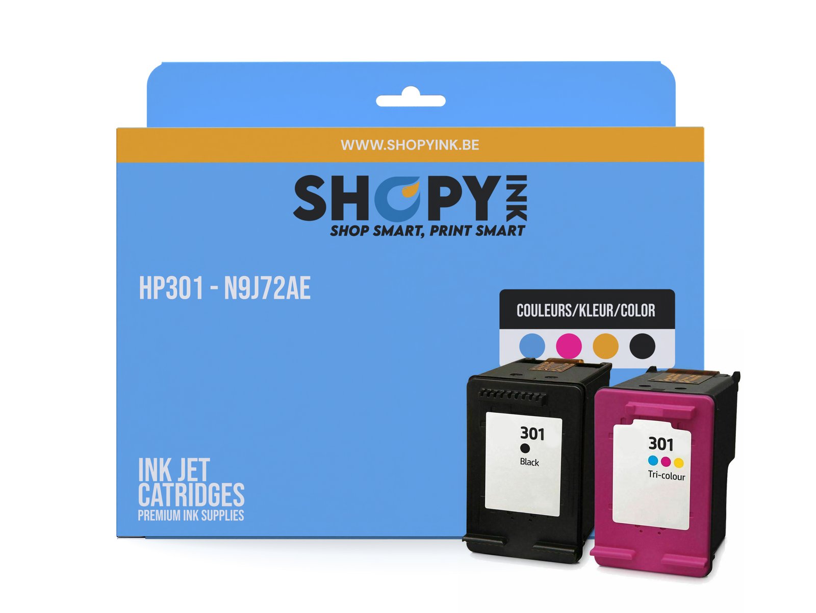 Cartouches compatible - HP301 blk-col - SHY07301 N9J72AE