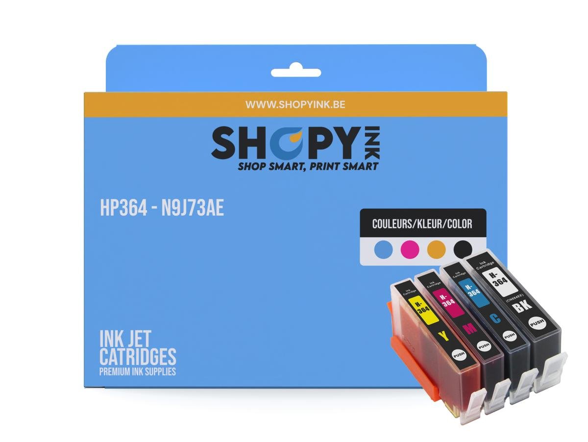 Cartouches compatible - HP364 cmyk - SHY07364 -N9J73AE