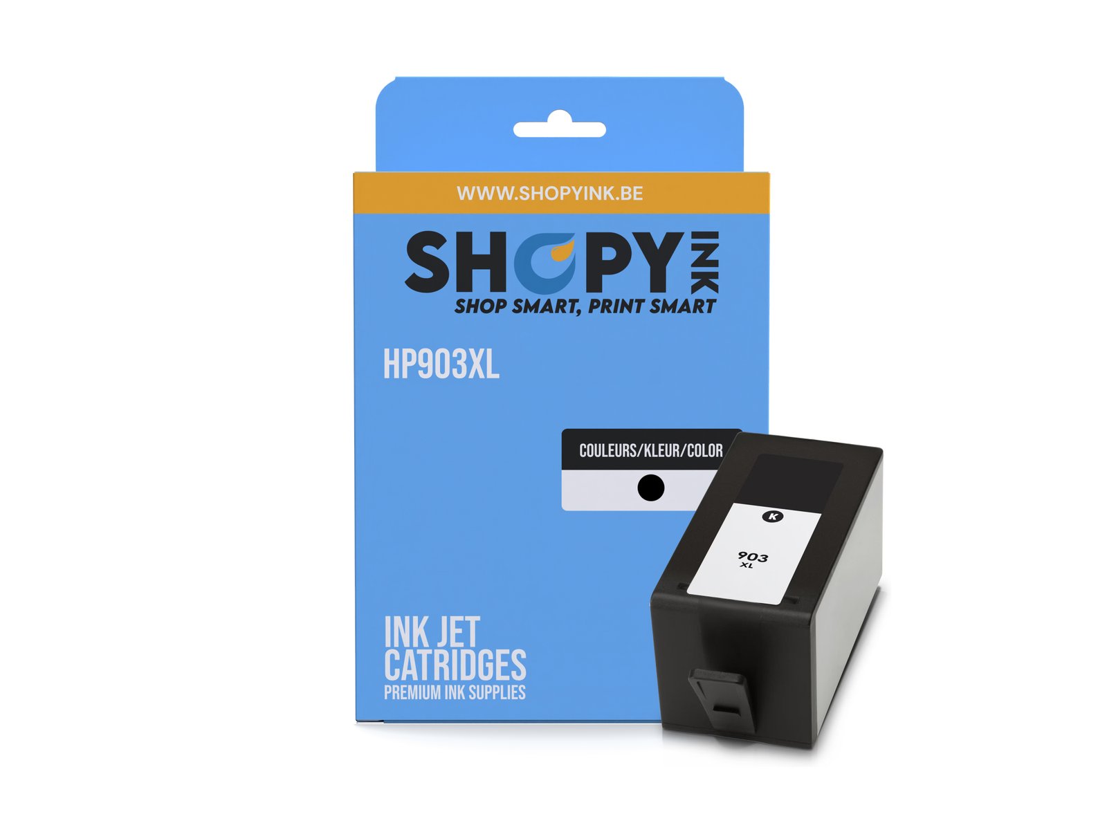 Cartouches compatible - HP903XL black - SHY07903XL - T6M15AE
