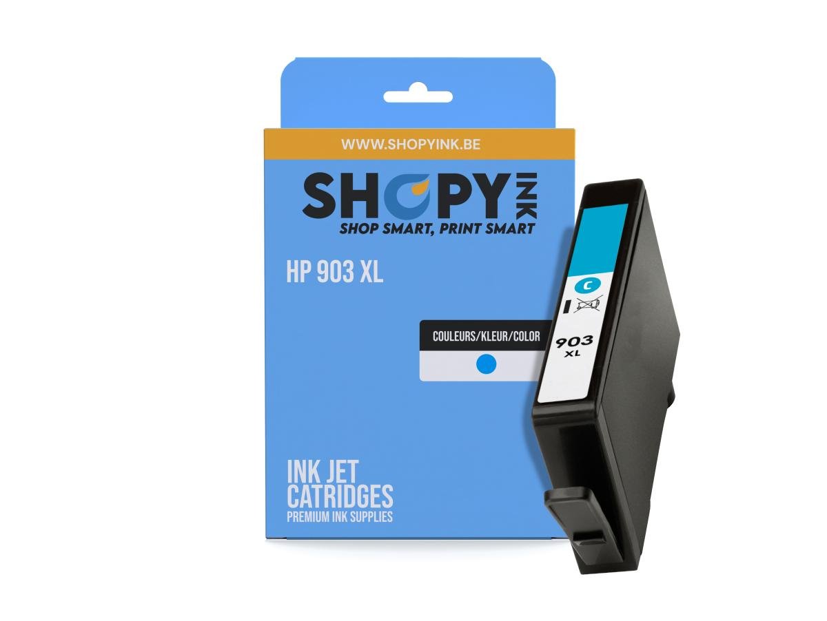 Cartouches compatible - HP903XL cyan - SHY07903XL - T6M03AE