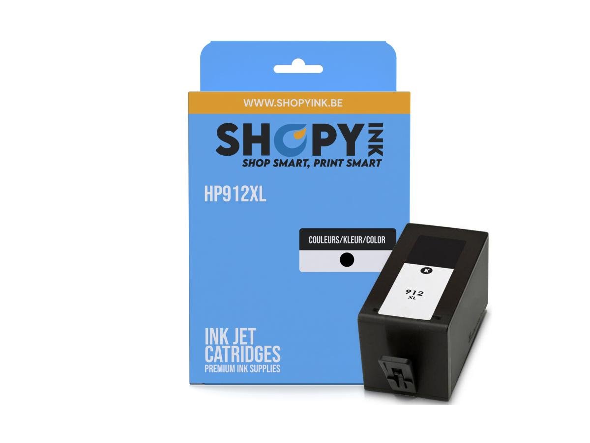 Cartouches compatible - HP912XL black - SHY07912XL - 3YL84AE