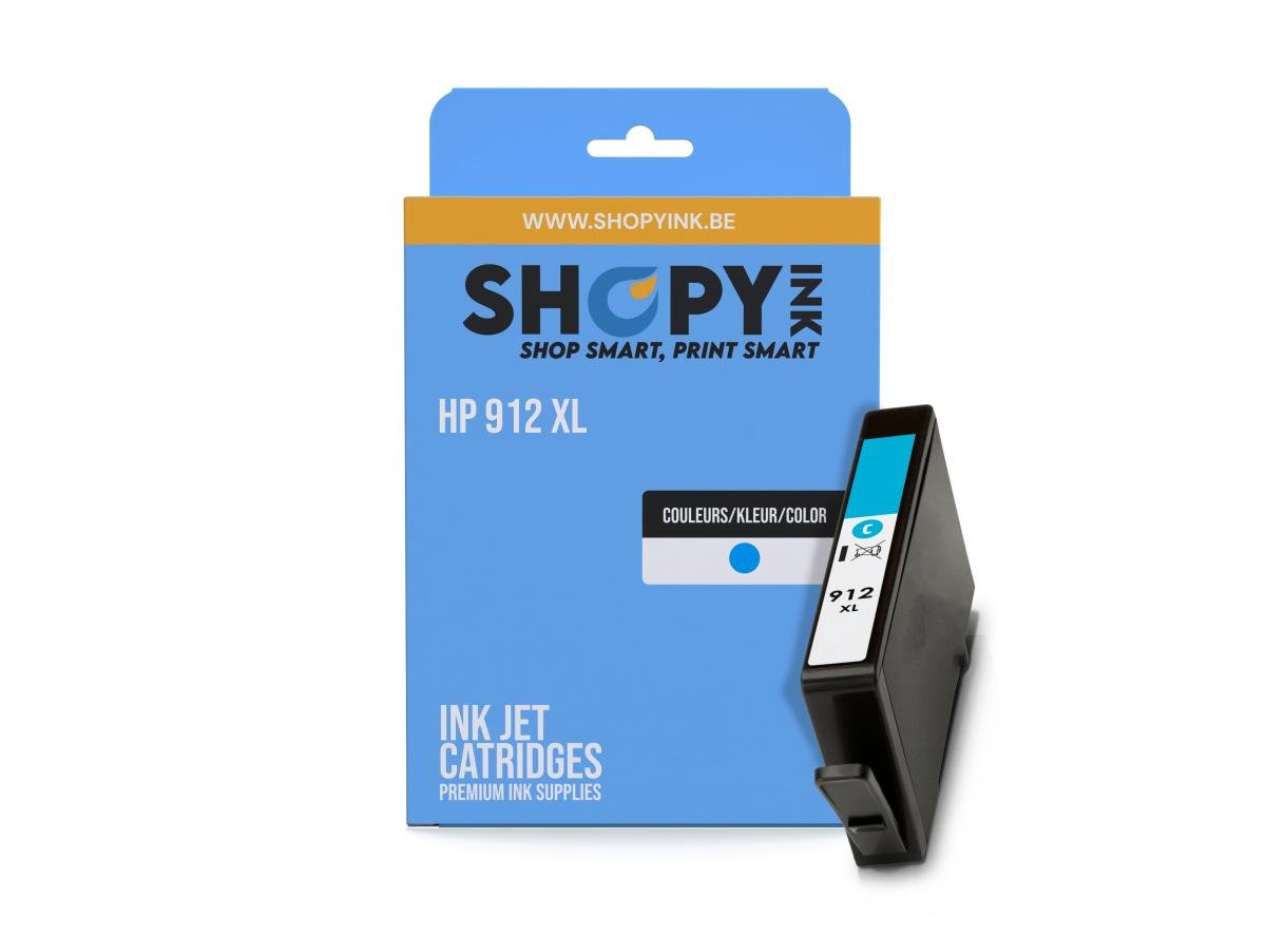Cartouches compatible - HP912XL cyan - SHY07912XL - 3YL81AE
