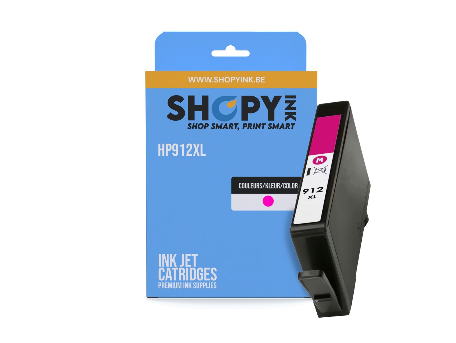 Cartouches compatible - HP912XL magenta - SHY07912XL - 3YL82AE