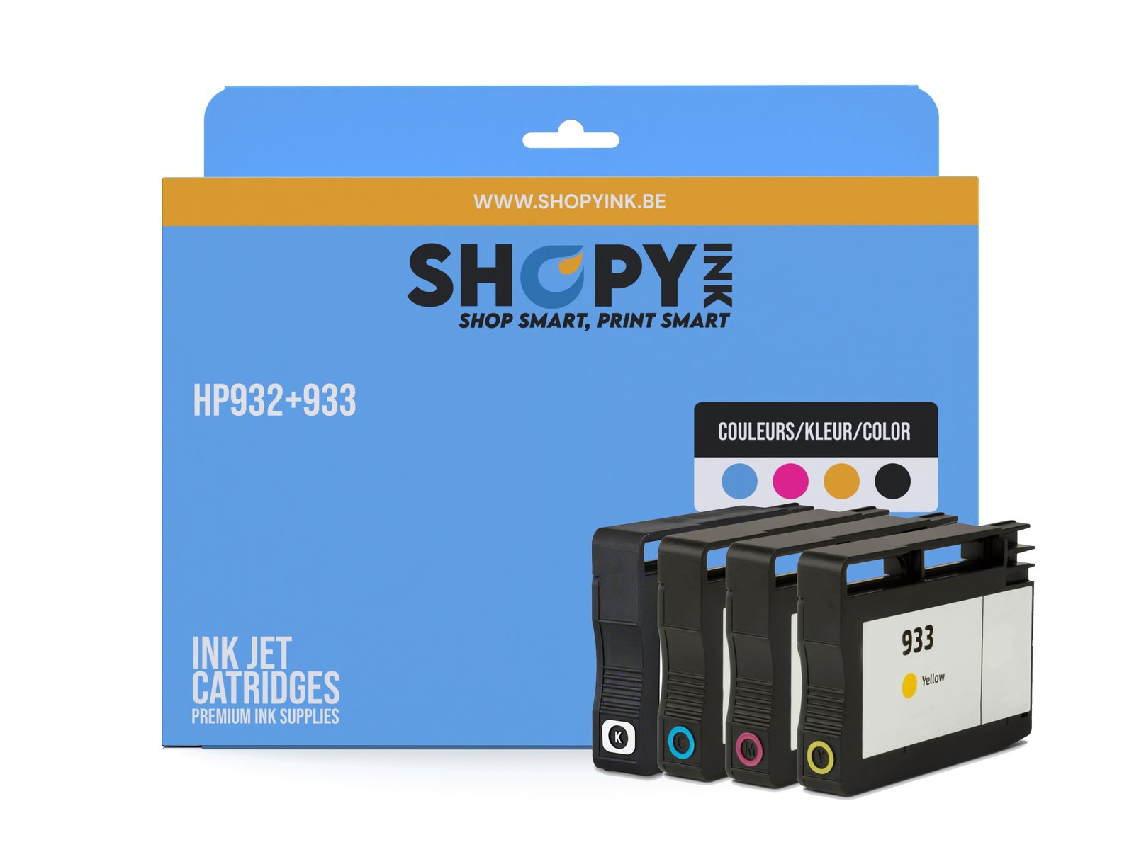 Cartouches compatible - HP932+933 cmyk - SHY07932+933 - C2P42AE