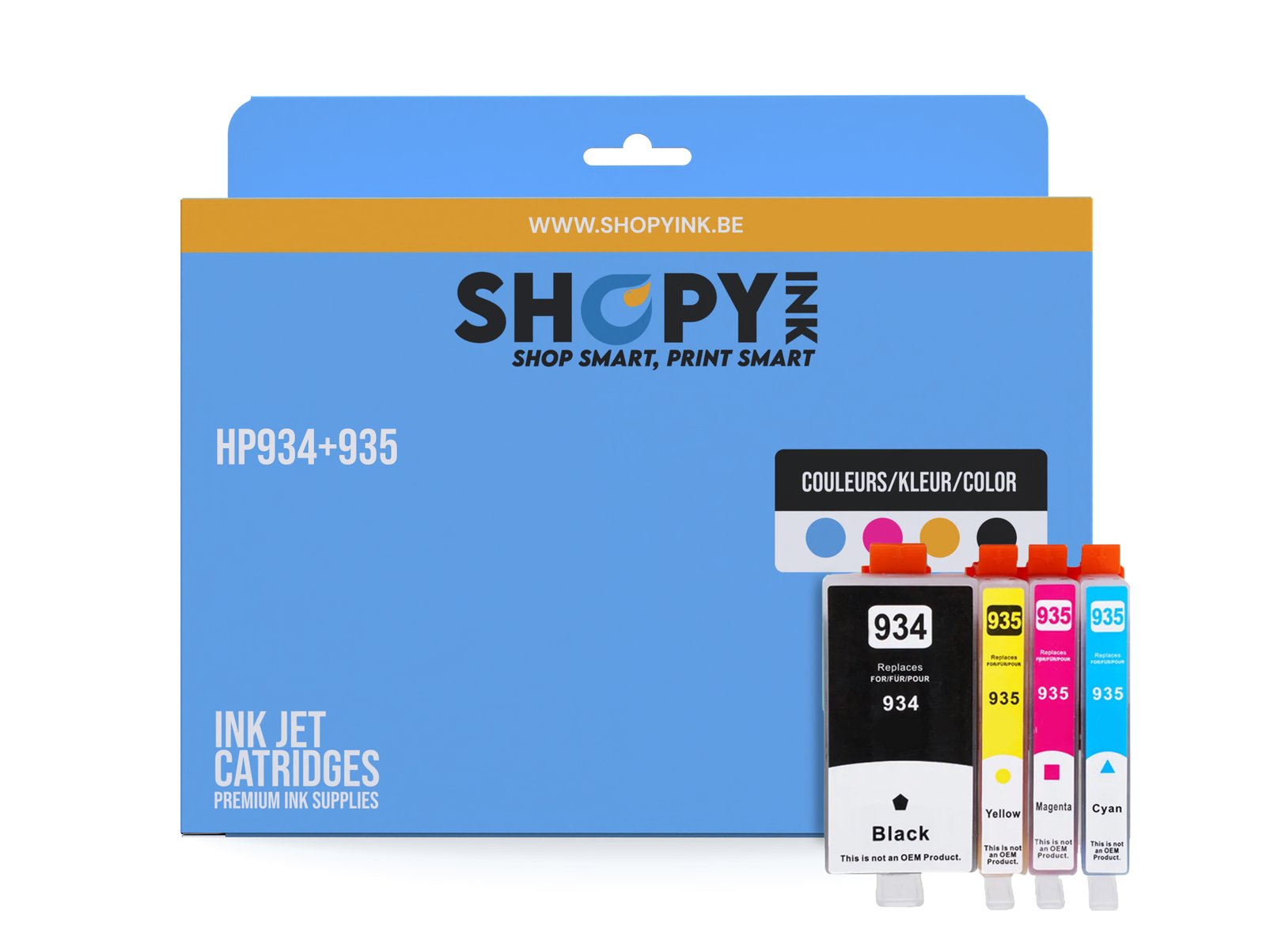 Cartouches compatible - HP934+935 cmyk - SHY07934+935 - X4E14AE