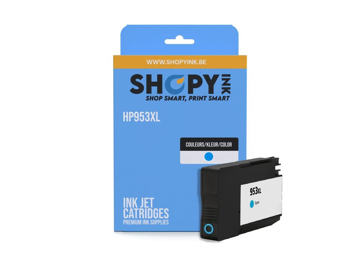 Cartouches compatible - HP953XL cyan - SHY07953XL - F6U16AE
