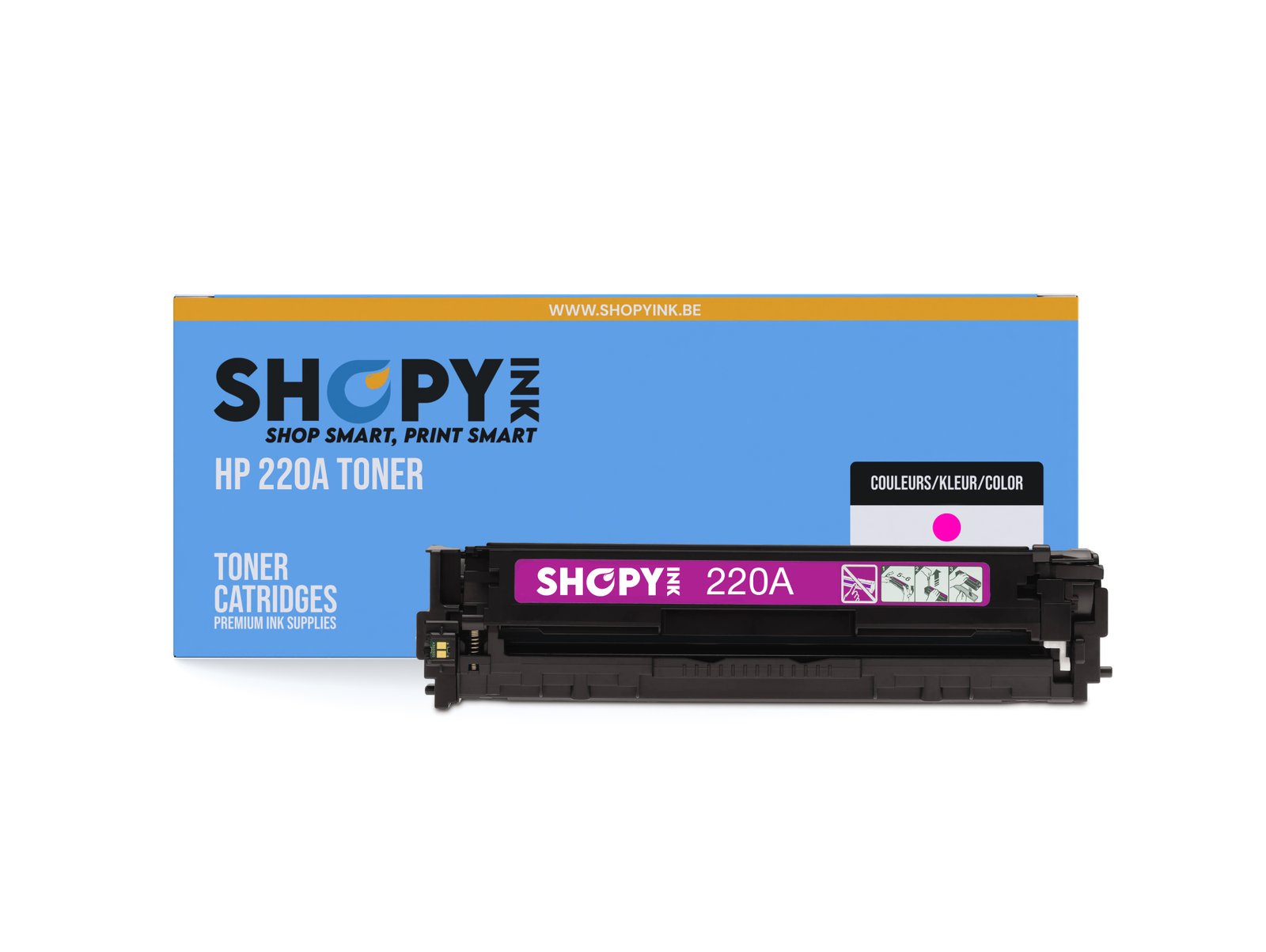 Compatible HP 220A (W2203A) Toner Magenta