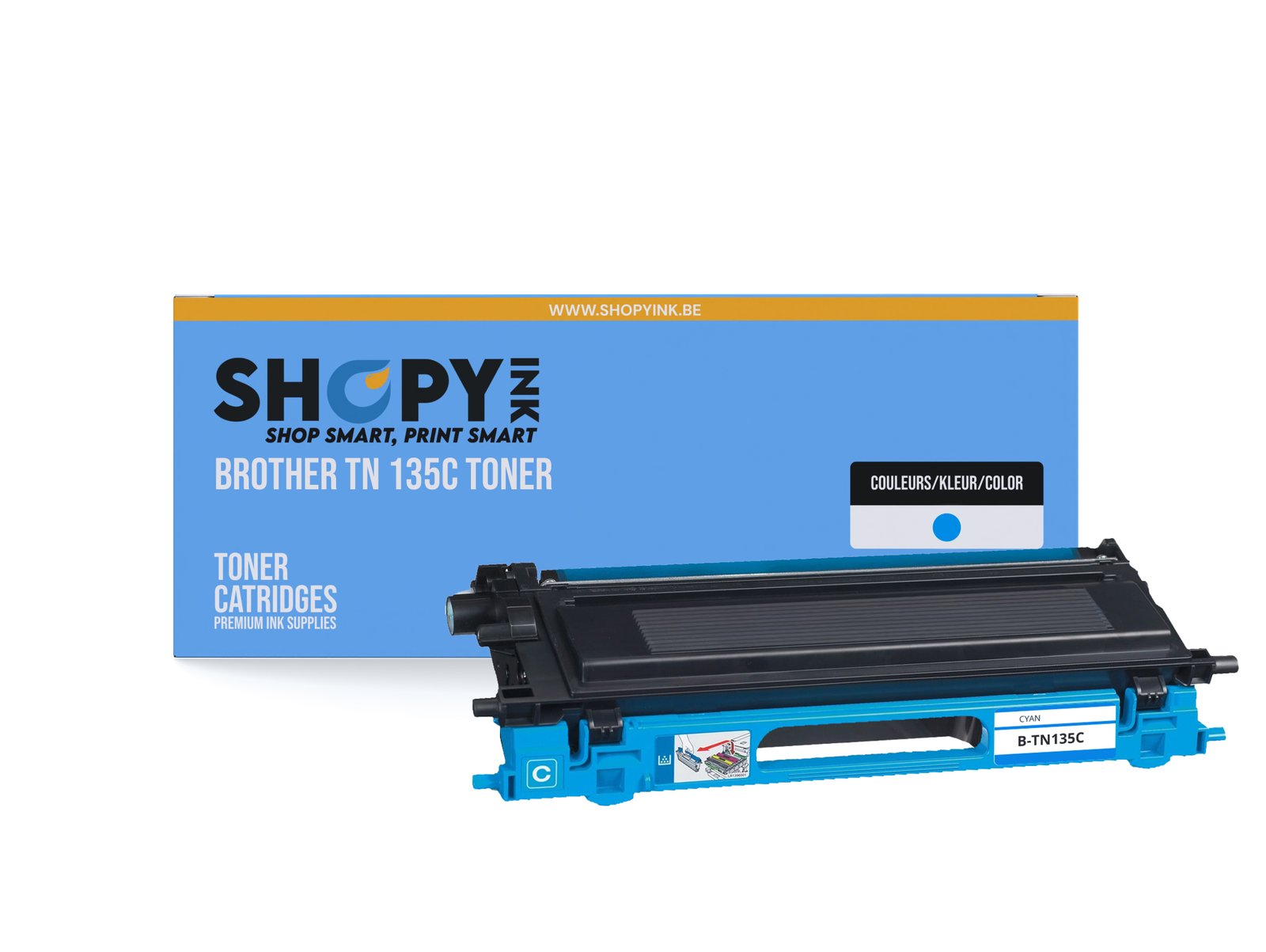 Compatible Brother TN 135C Toner cyan - TN135C