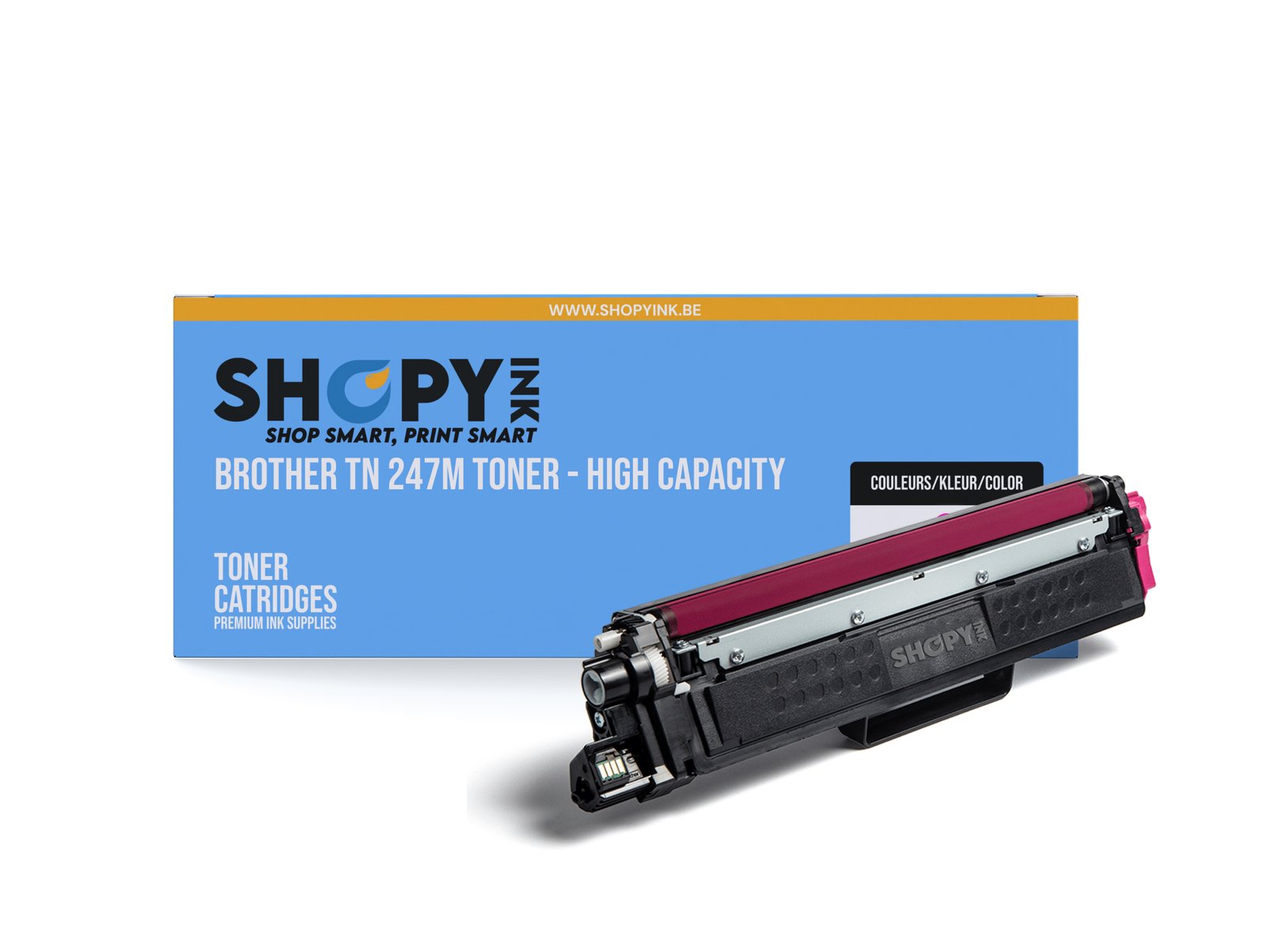 Compatible Brother TN 247M Toner magenta - Grande capacité - TN247M