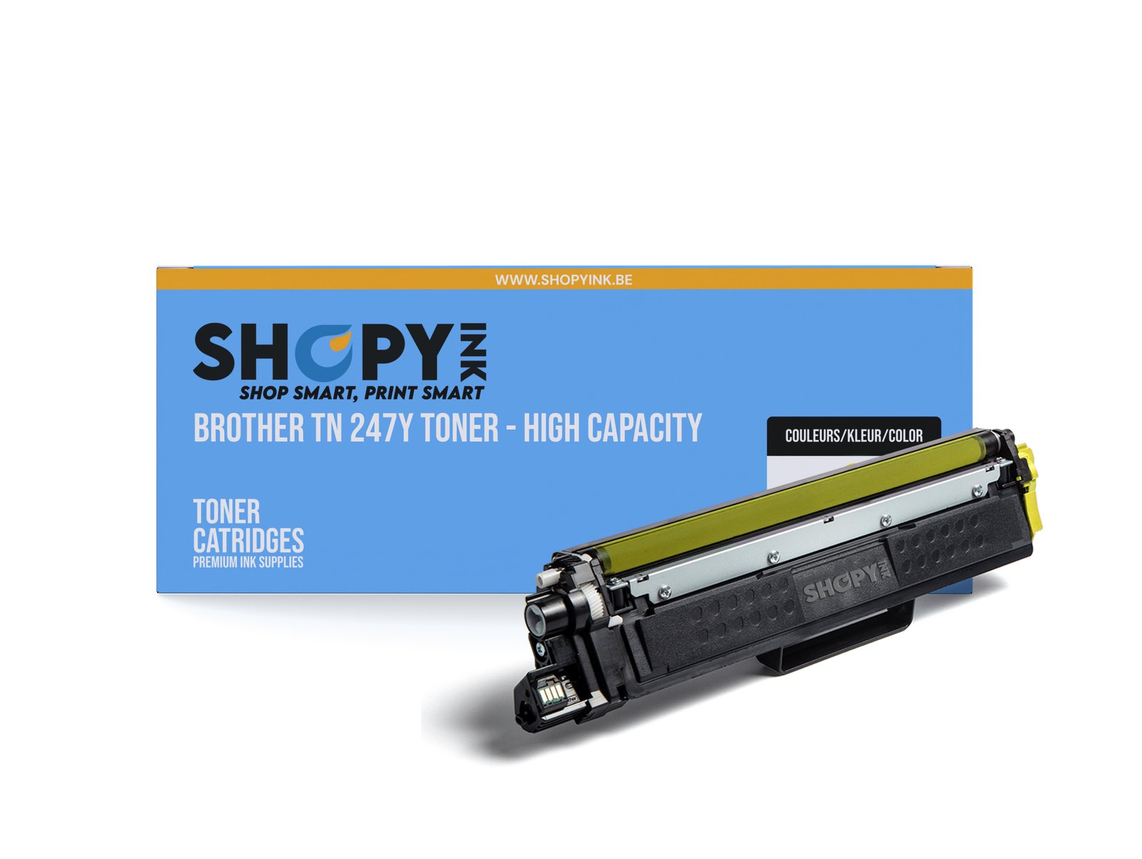 Compatible Brother TN 247Y Toner yellow - Grande capacité - TN247Y