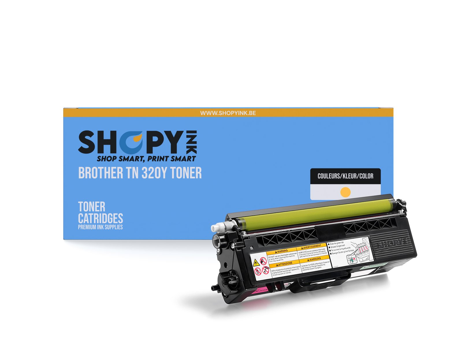 Compatible Brother TN 320Y Toner yellow - TN320Y