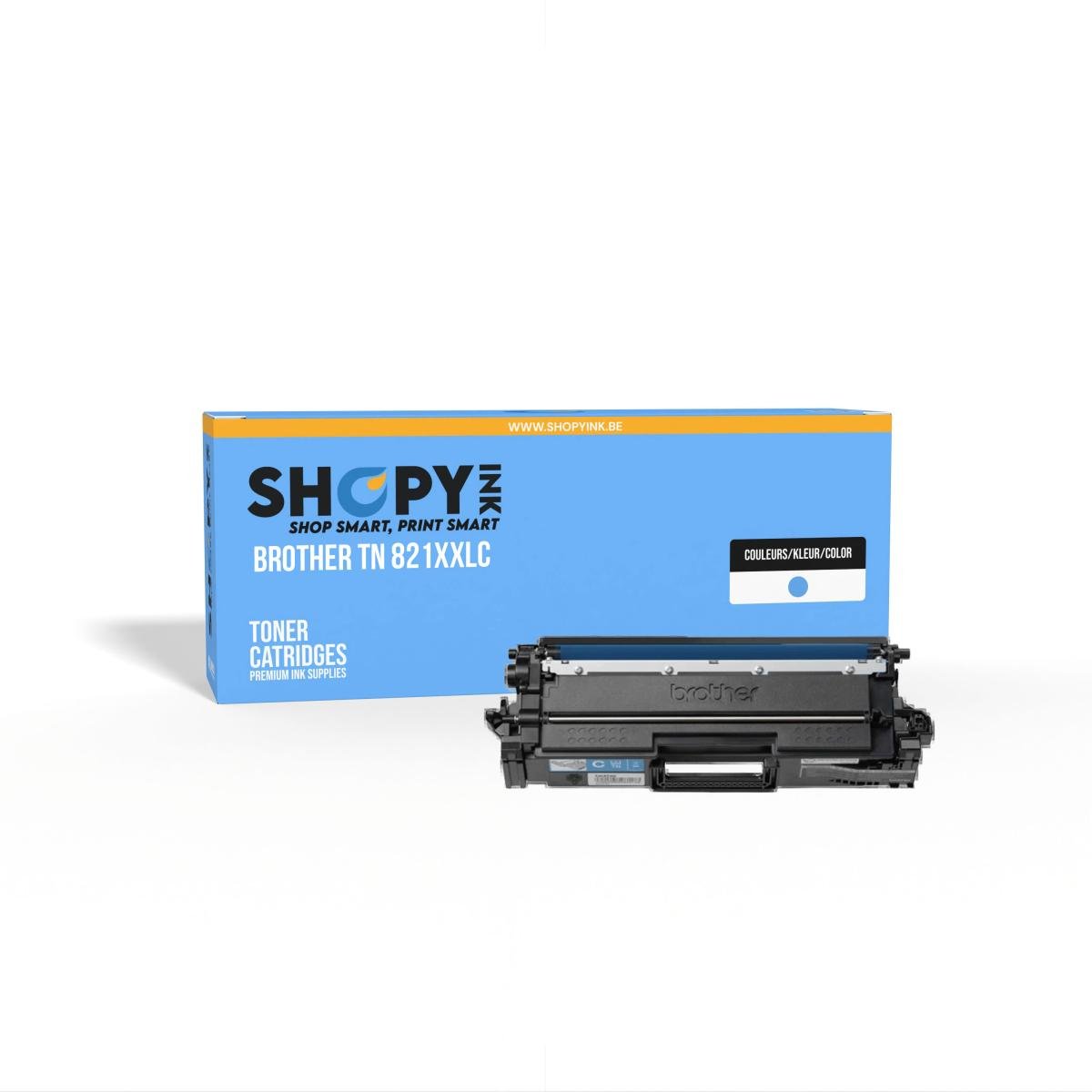 Compatible Brother TN 821XXLC Toner cyan XXL - TN821XXLC